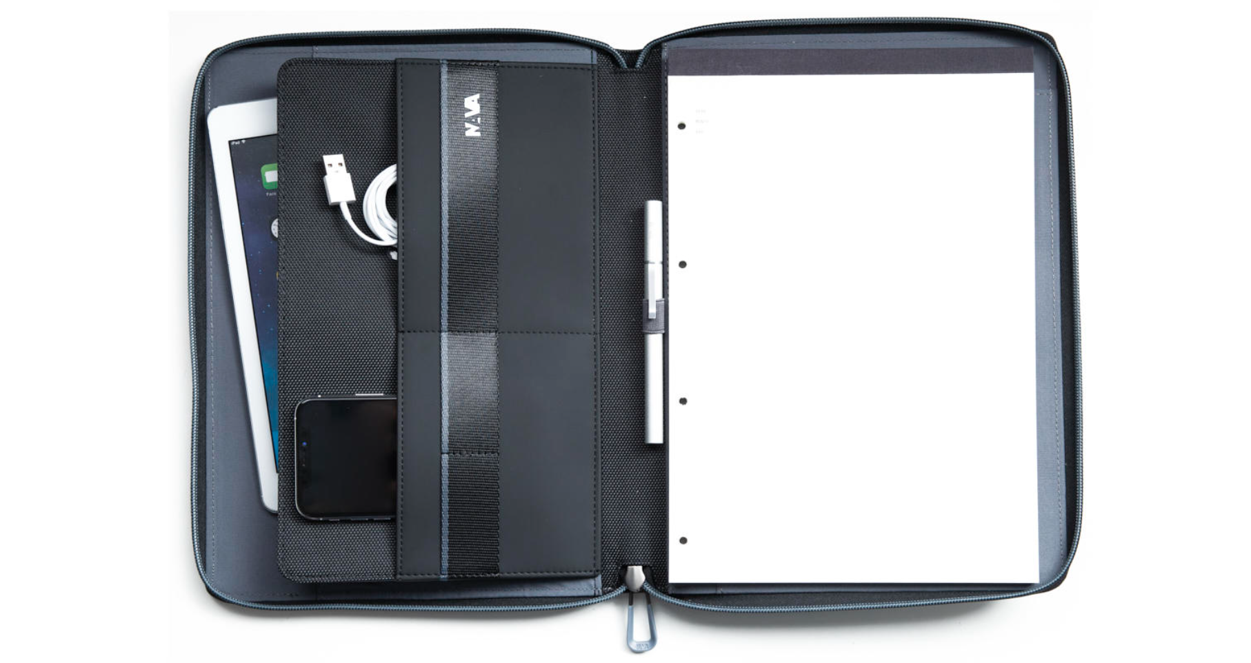 Portfolio Zip A4  con Tasca Porta Tablet